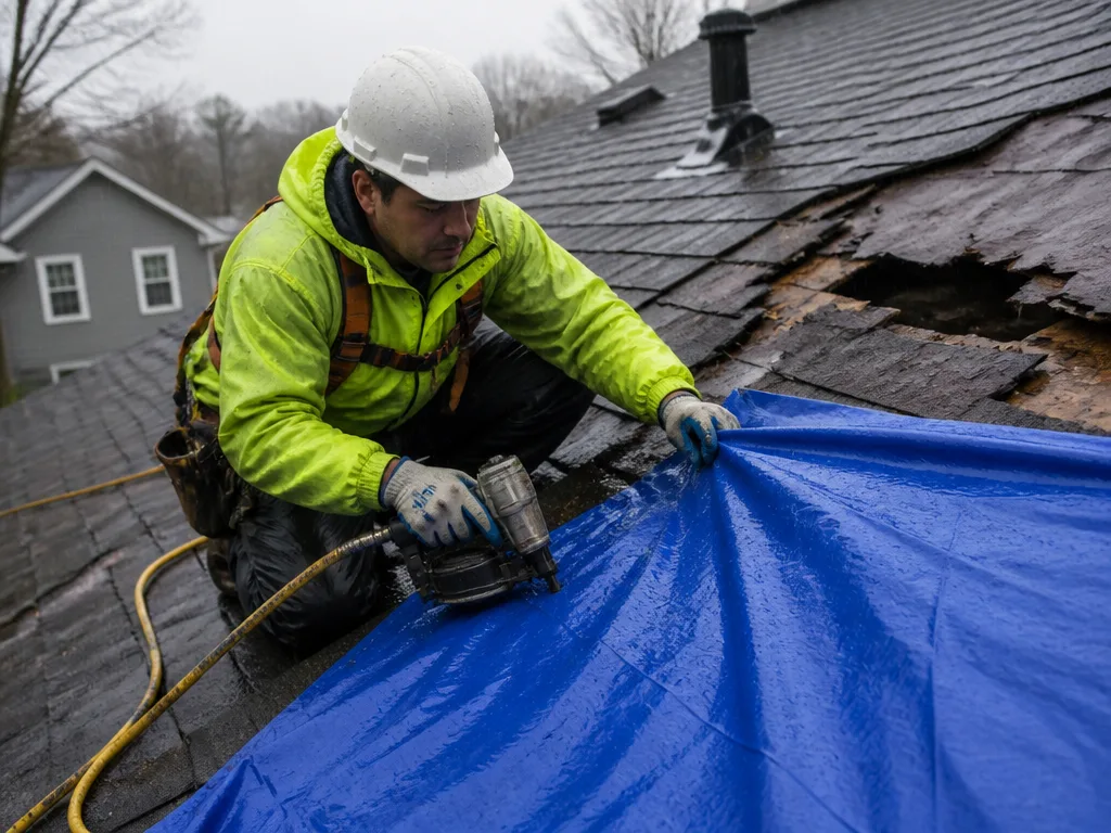 Emergency Roof Tarping